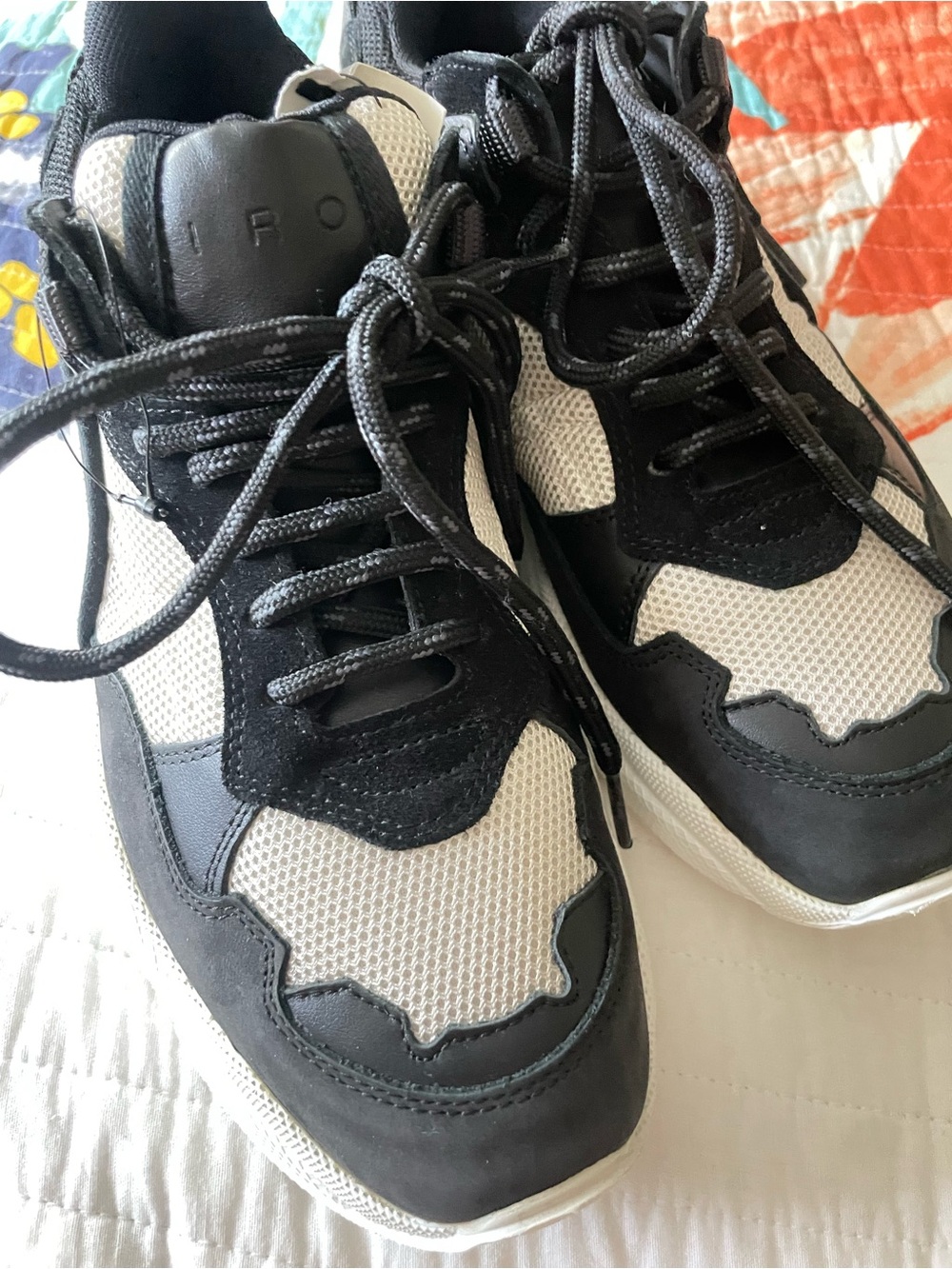 IRO Black and White Women's Athletic Sneakers. NWOT